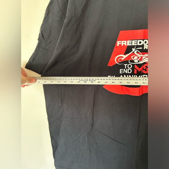 Freedom Ride to End MS Motorcycle Tshirt - Picture 3 of 6